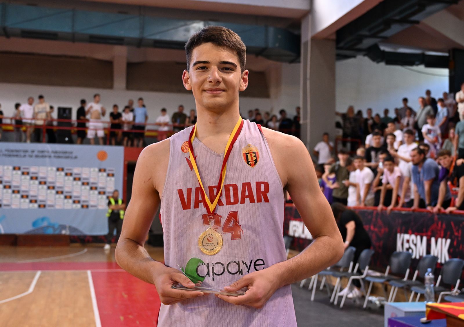 Дамјан Данев е најкорисниот играч на јуниорскиот „фајнал-фор“