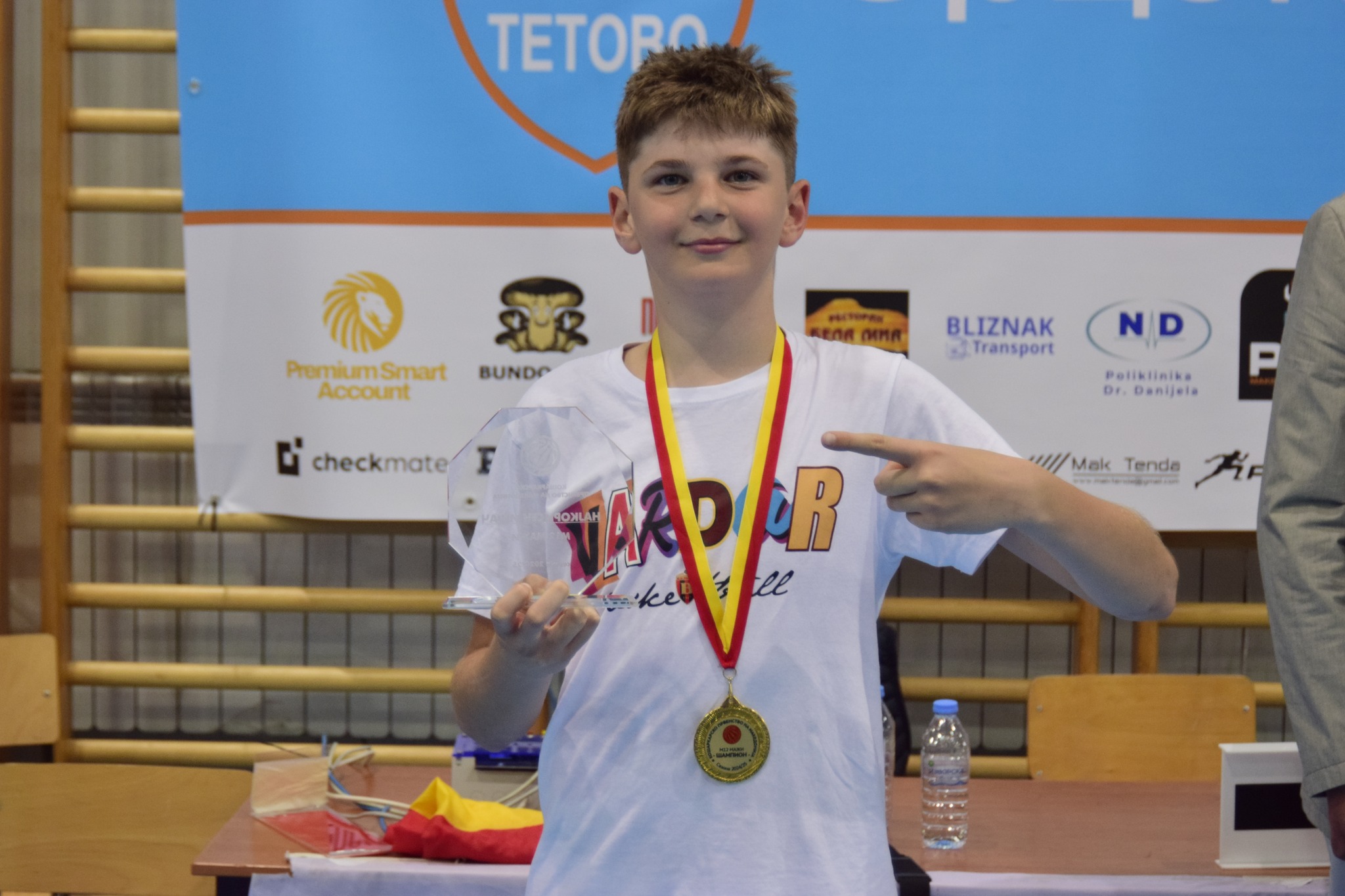 Максим Данев – најкорисен играч на турнирот
