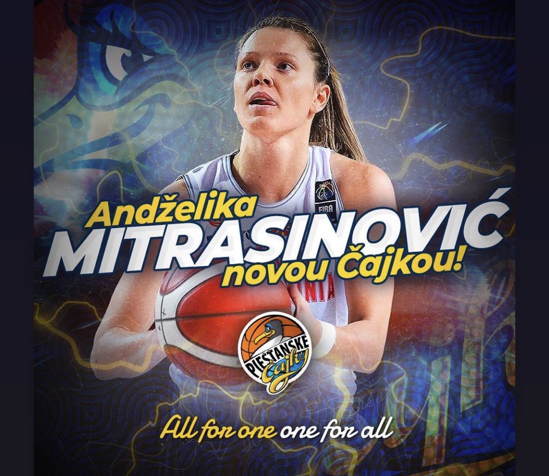 Анџелика Митрашиновиќ е нов играч на Плештанске Чајки