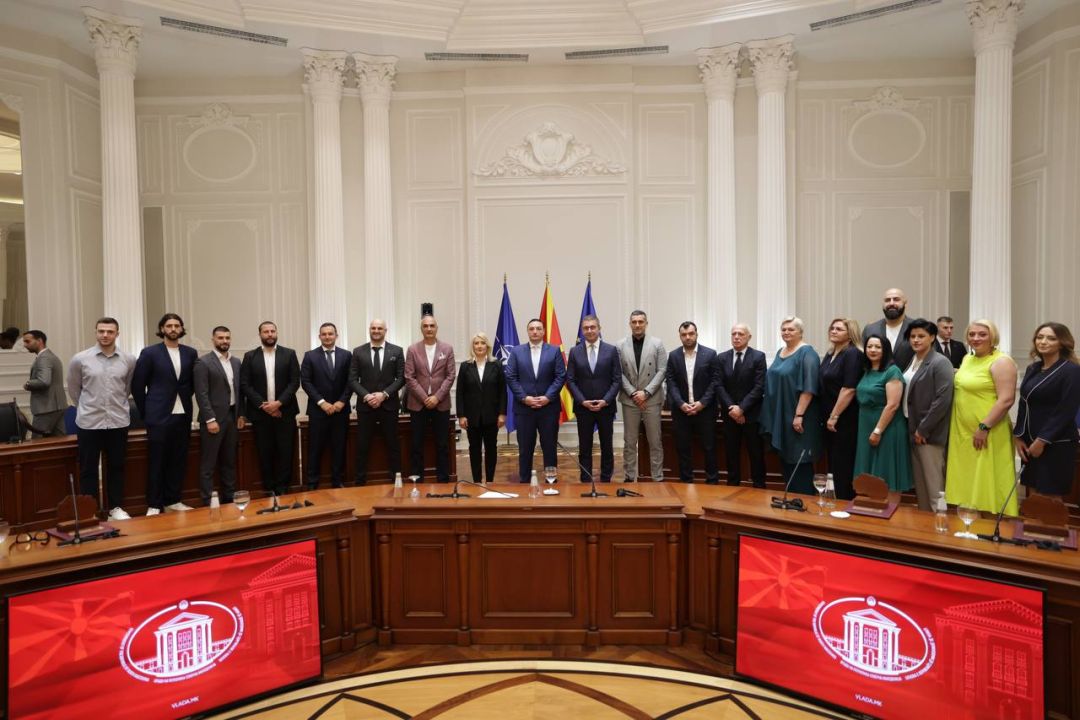 Доделени национални признанија на најуспешните македонски спортисти