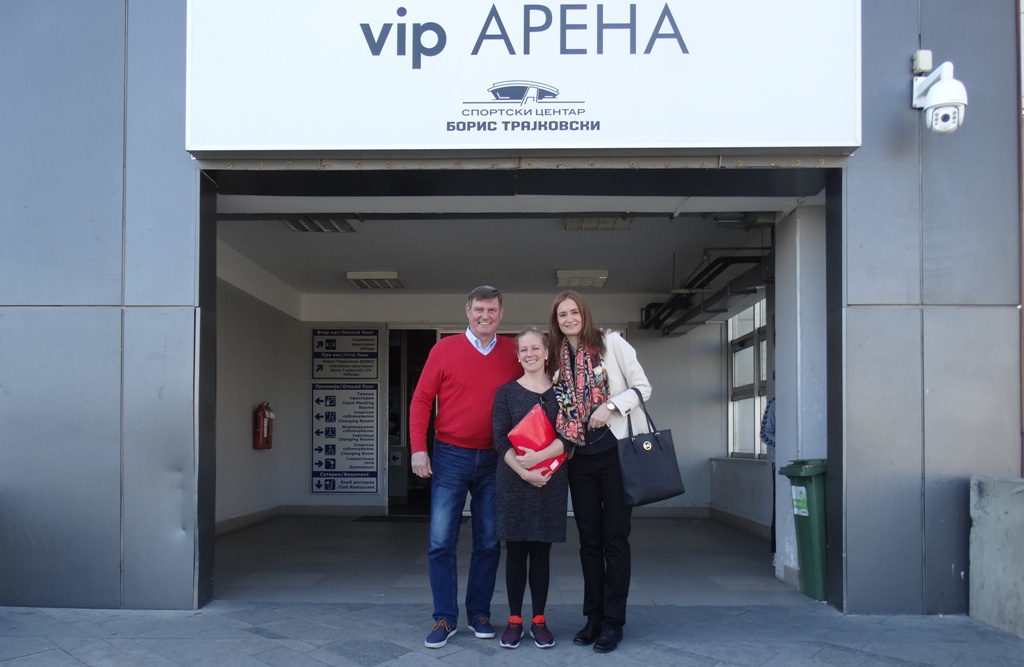 Претставници од ФИБА на работна контрола во Скопје